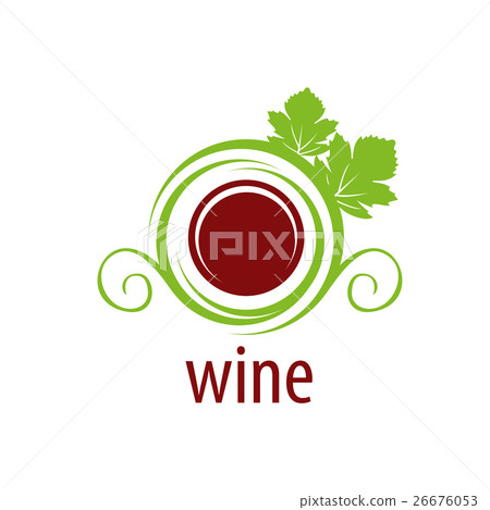 插图素材: vector logo wine