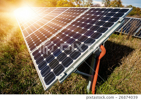 图库照片 solar panel photovoltaic