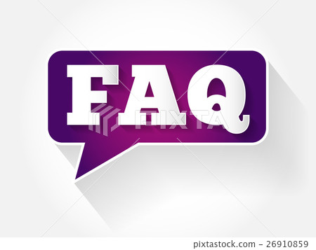 插图素材: faq, question and answer text message bubble 查看全部