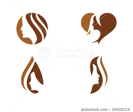 图库插图 beauty women icon logo template vector icon