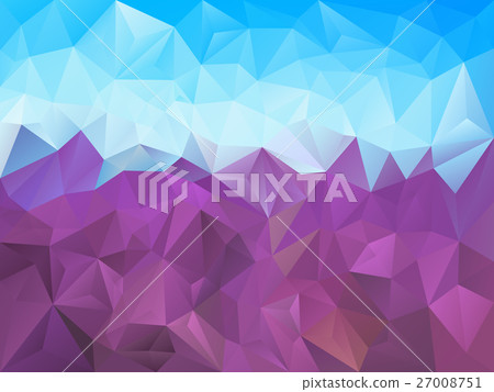 插图素材: polygon background lavender purple and sky blue