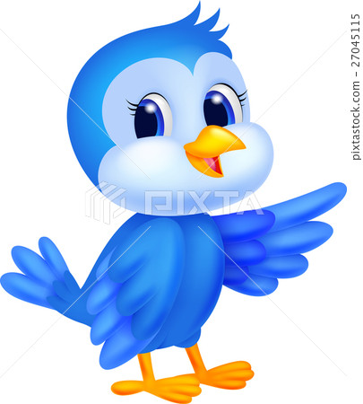 图库插图: blue bird cartoon