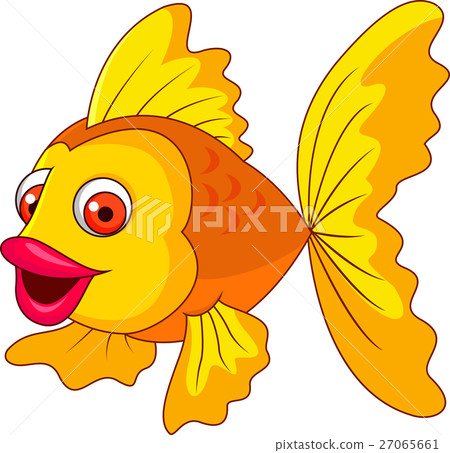 cartoonfish,Animewallpaper 图库插图: cute golden fish cartoon