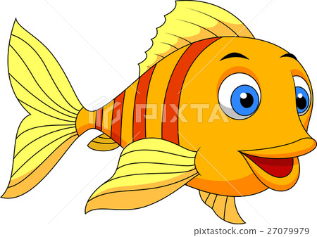 插图素材: cute fish cartoon