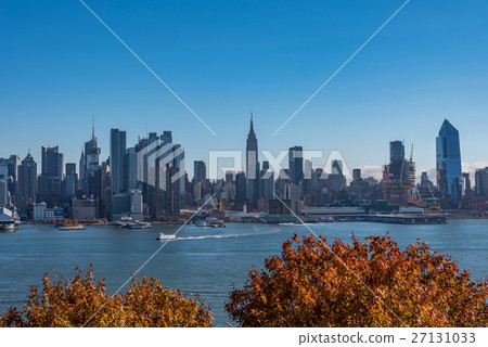 图库照片: 日间纽约/曼哈顿全景