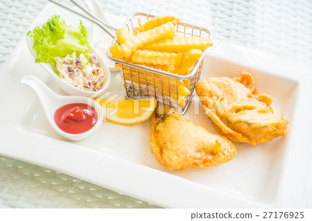 图库照片: fish and chip