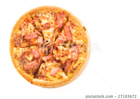 stock photo: hawaiian pizza