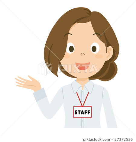 插图素材: 员工 店员 售货员
