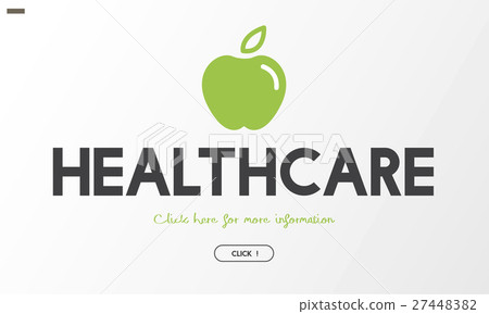 蔬菜_食品 水果 苹果 插图 health care healthy life concept 首页