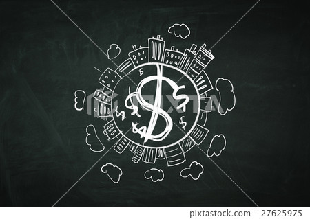 图库照片: make money and invest them right
