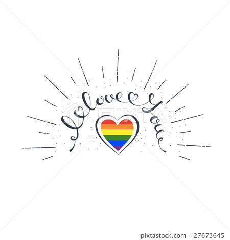 插图素材: lgbt logo