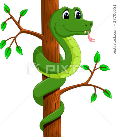 插图素材: illustration of cute green snake cartoon 查看全部