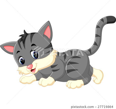 插图素材 illustration of cute cat cartoon