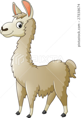 图库插图: llama cartoon