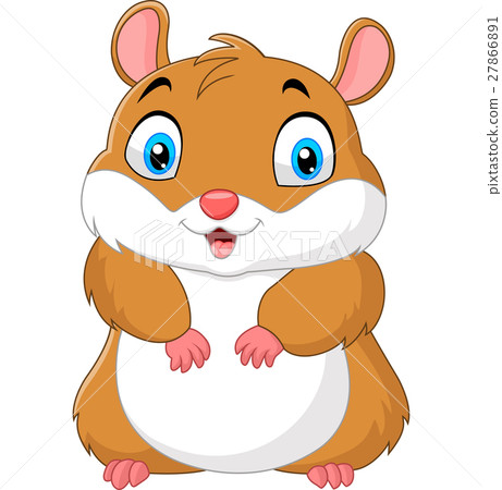 cute hamster cartoon