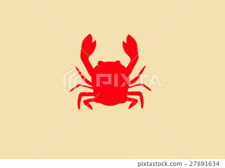 插图素材: one red crab on a yellow background 查看全部