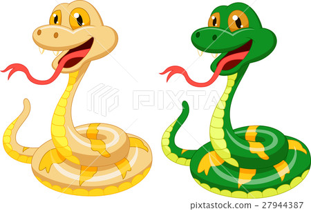 图库插图: cute snake cartoon