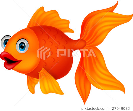 插图素材: cute golden fish cartoon 查看全部