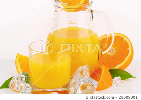 图库照片: fresh orange juice