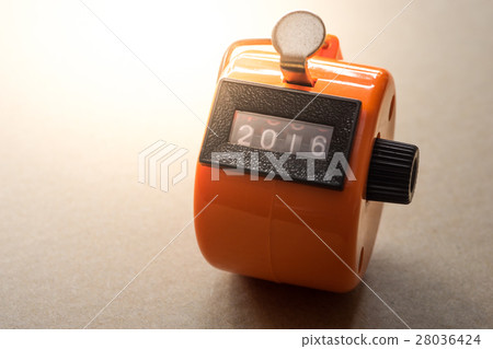 图库照片: tally counter show digit 2016 查看全部