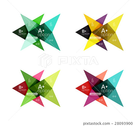 Vector Colorful Arrow Option Infographics Stock Illustration