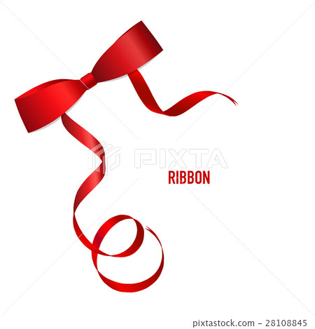 插图素材: shiny red ribbon. vector illustration 查看全部
