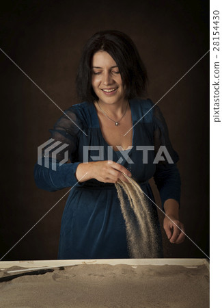 stock photo: sand painting see all