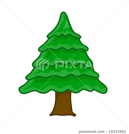 插图素材: christmas tree isolated illustration