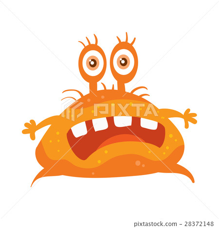 插图素材: orange bacteria cartoon vector character icon 查看全部