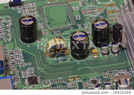electronic照片,电子哥electronic照片 图库照片: electronic circuit board close up