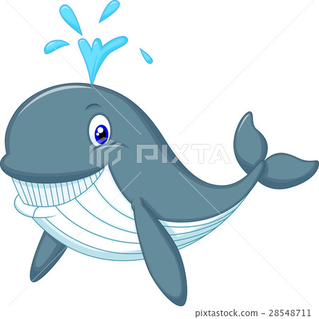 图库插图: cute whale cartoon