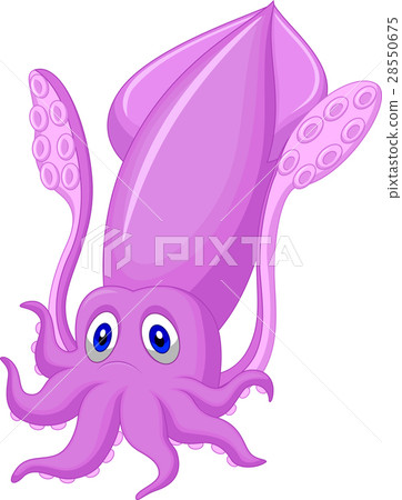 插图素材: cute squid cartoon 查看全部