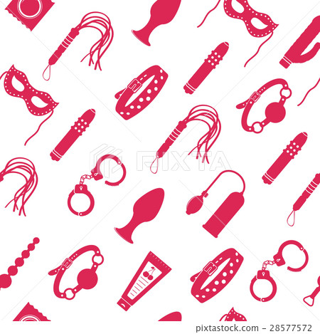 Sex shop seamless pattern 스톡일러스트 28577572 PIXTA