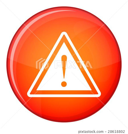 图库插图 warning attention sign with exclamation mark icon