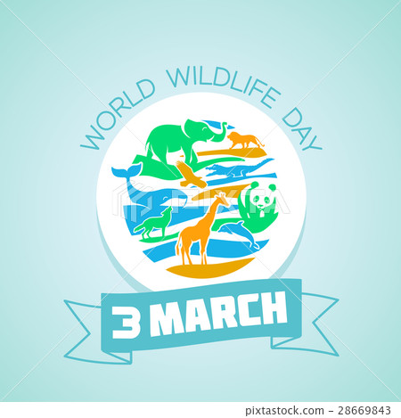 图库插图 3 march world wildlife day