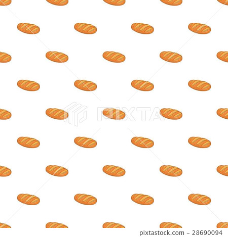 插图素材: loaf bread pattern, cartoon style