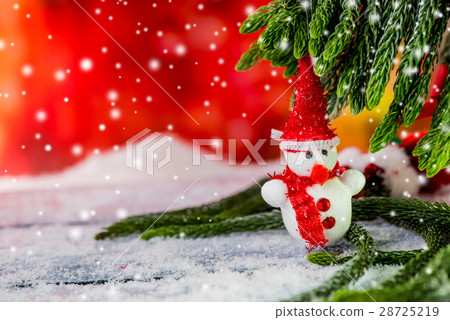 merry christmas and happy new year, winter season-图库照片