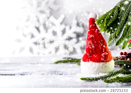 merry christmas and happy new year, winter season-图库照片