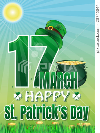 patricks day march 17 greeting card