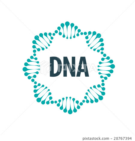 插图素材 vector logo dna