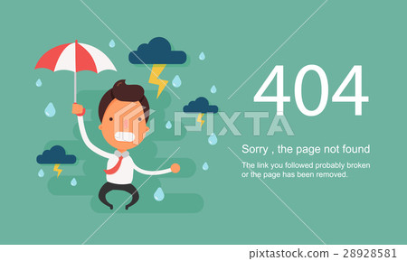 图库插图: page not found error 404.vector template