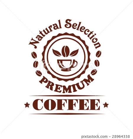 插图素材: premium coffee shop or cafeteria vector icon