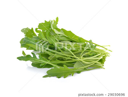 图库照片: rocket lettuce leaves or sweet rucola salad