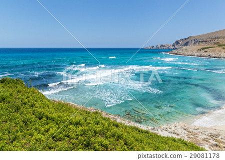 图库照片 view of the mediterranean sea.