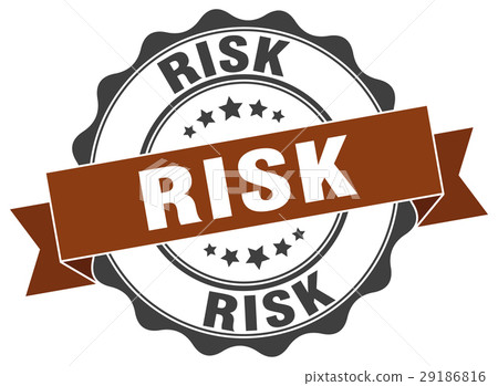 插图素材: risk stamp. sign. seal