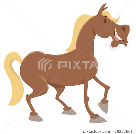 插图素材: horse farm animal character