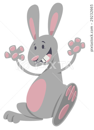 插图素材: rabbit cartoon character