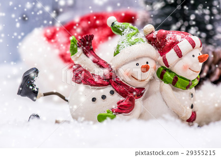 图库照片: christmas and happy new year, winter concept