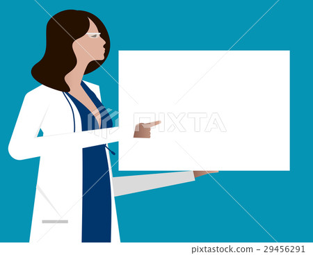 图库插图 doctor giving advice character cartoon of hospita