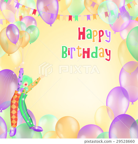 插图素材: happy birthday vector design for greeting cards